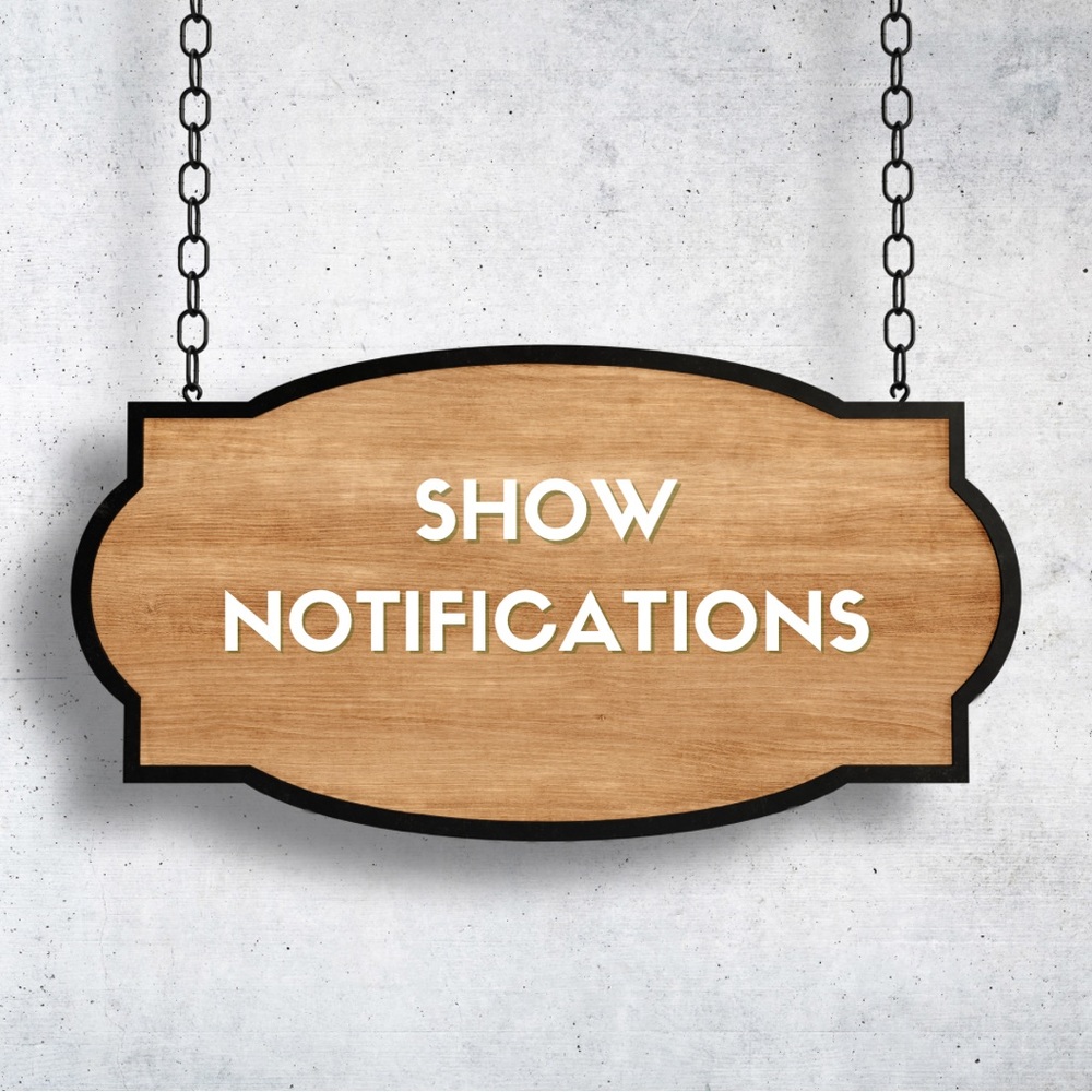 Like this for show notifications - Picture 1 of 1